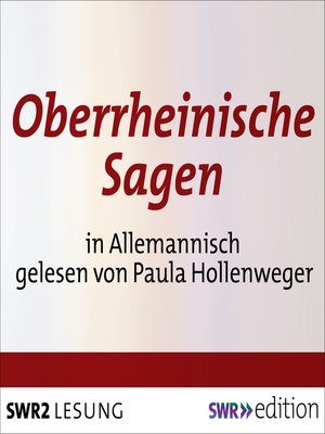 cover image of Oberrheinische Sagen